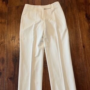 LADIES’ PURE WHITE DRESS PANTS, LINED. SIZE 6. JOSEPHINE ESSENTIALS. EXCELLENT!!
